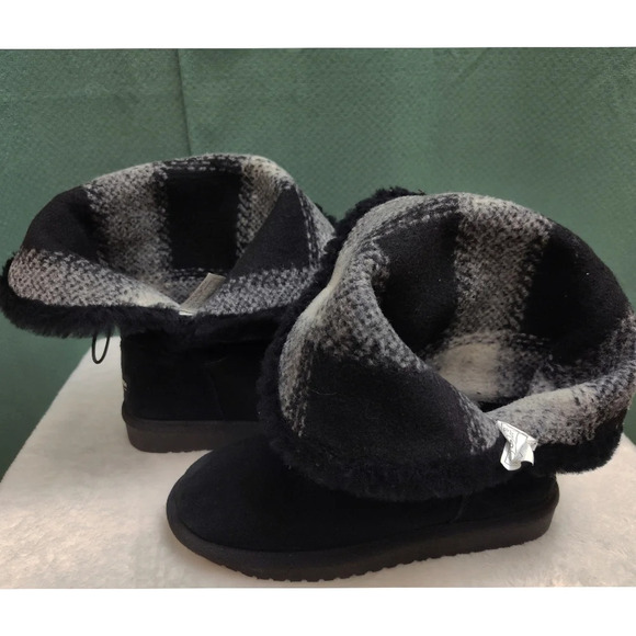 Koolaburra by UGG Black Kinslei Winter Boots Size 6 - Picture 4 of 6